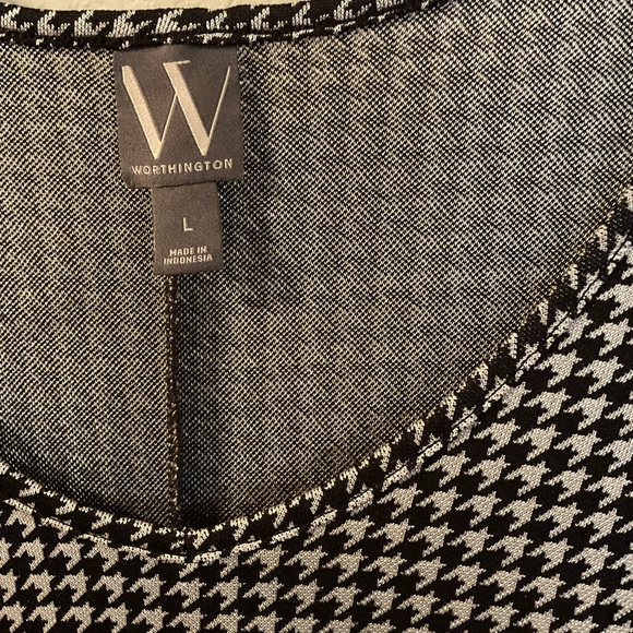 Worthington Houndstooth Blouse - Picture 3 of 3